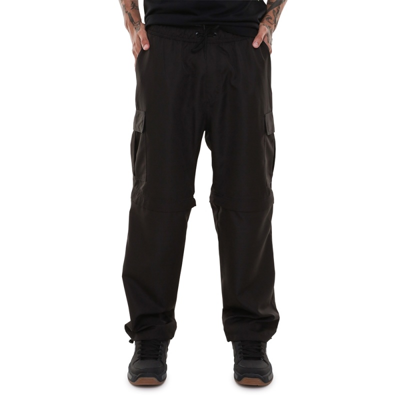Calça Dc Shoes Zipop Cargo Oversized Preto